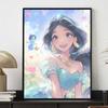 Disney Princess Jasmine Genie Diamond Mosaic Painting Art Kit Handmade DIY Home Decor