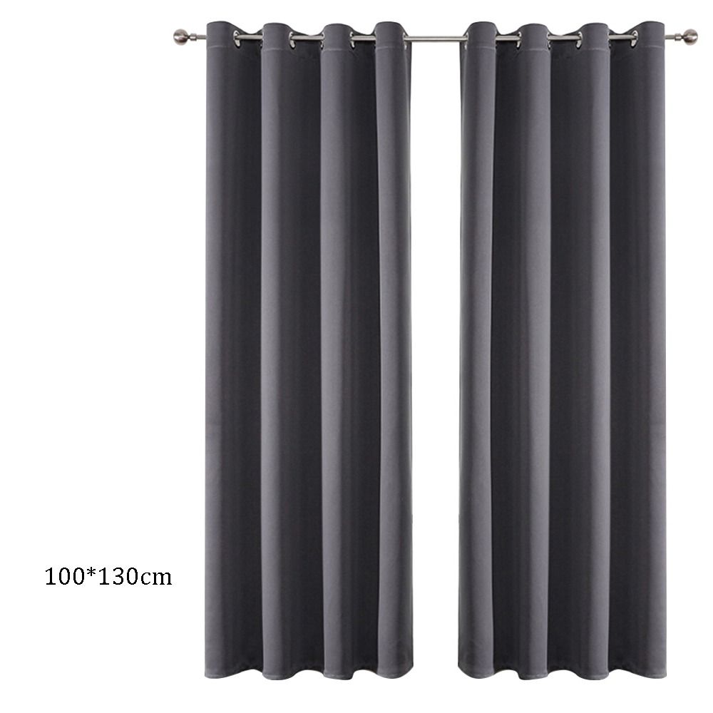 Door Curtains Drapery Panel Sun Protection Shading Curtains Blackout Curtains