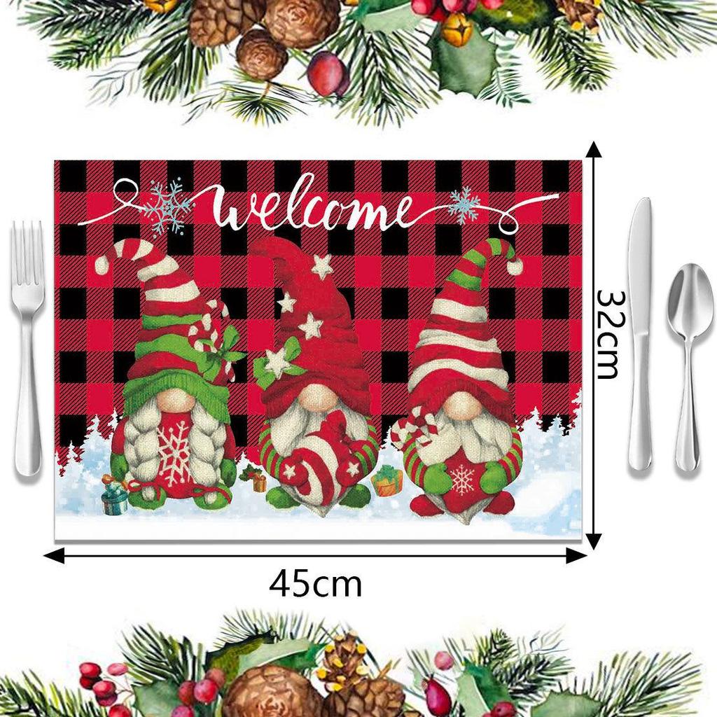 Bestselling Christmas Table Mat: Versatile Heat-Resistant Decorative Placemat