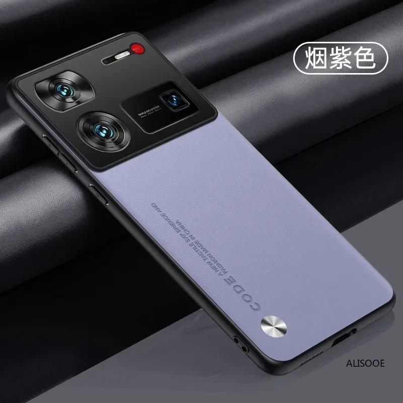 Hülle für Nubia Z70 Ultra / Z60 Ultra Hülle Luxus PU-Leder Schutz Rückseite für Nubia Z60Ultra Stoßfest Capa