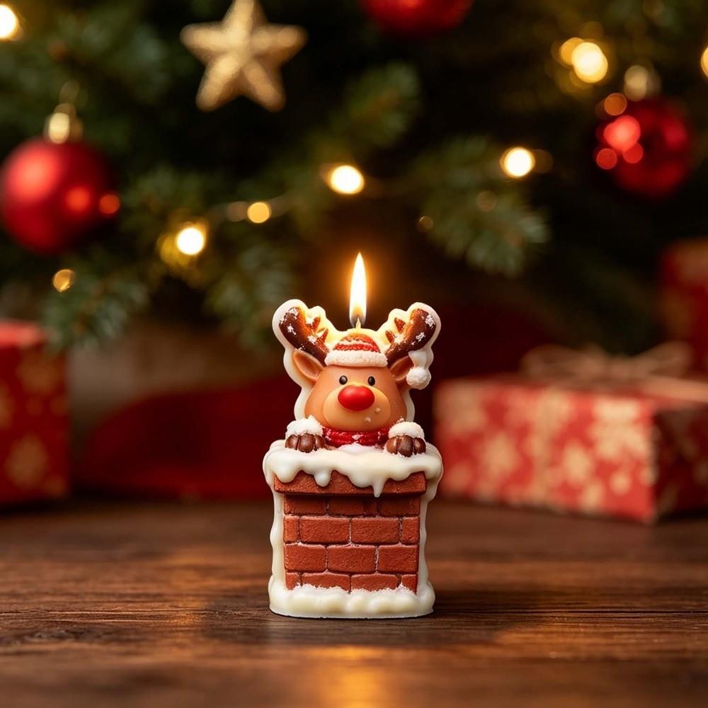 Silicone Christmas Ornament Mold Multi-purpose Epoxy Resin Plaster Mold  Gift Making