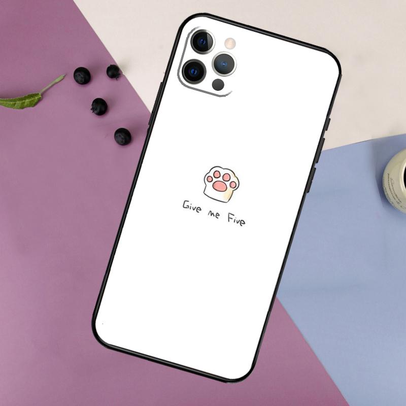 Minimalist Cats Phone Case For iPhone 16 15 11 12 13 14 Pro Max 7 8 Plus XS Max X XR Silicone Back Cover