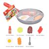 Kids Simulation Food Cooking Game Pretend Kitchen Toys Girls Play House Party Activity Games Pizza Pan Dessert Cake Hamburg Set