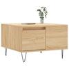  Coffee Table, Sonoma Oak 55x55x36.5 Cm Wood-based Material