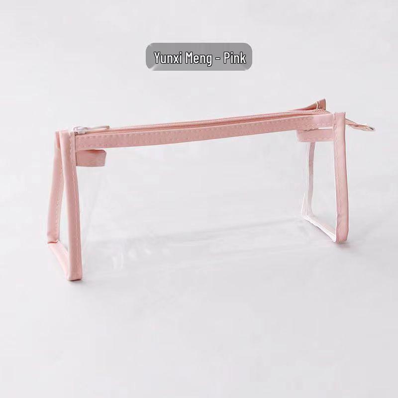 In-Stock Transparent Pencil Case - 2022 Popular Exam Edition for Students, Large Capacity for Middle and High School Use