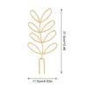 Frame Potted Ornament Plant Trellis Garden Arrangement Leaf Shape Bracket Vine Climbing Support