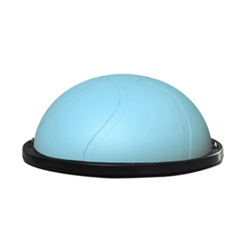Wave Speed Balance Ball: Children's Half-Round Sensory Bouncing Ball for Yoga, Foot-Pedaled Burpees, and Home Fitness.