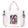 Anime Cartoon Print Office Worker Commuter Portable Messenger Bag Student Large Capacity Casual Handbag