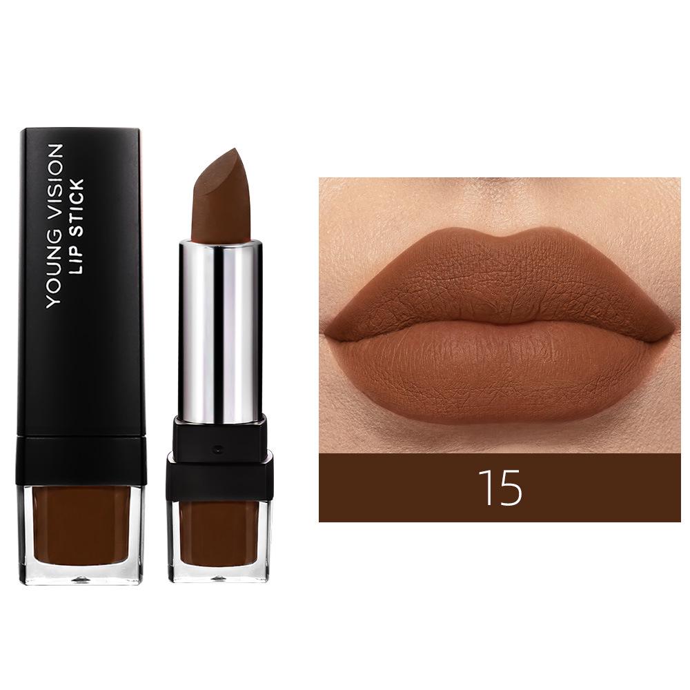 YOUNG VISION Matte Non-Drying 12-Color Lipstick