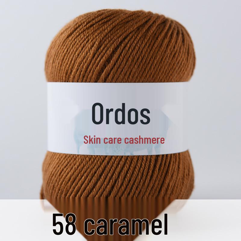 Genuine Baby Cashmere Yarn: Hand-Knitted Scarf for Infants & Toddlers, Medium Thick Milk Cotton for Crochet.