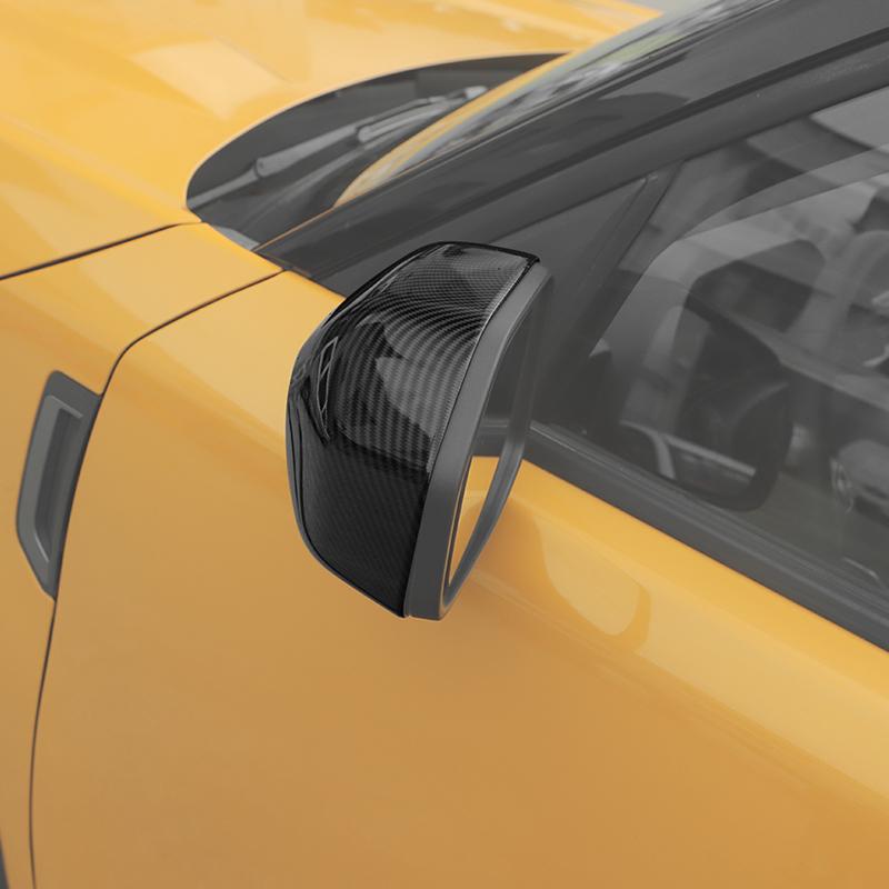 Car Rearview Mirror Decorative Frame Cover For Ford Bronco Sports 2021 Up Car Exterior Accessories , ABS Plastic