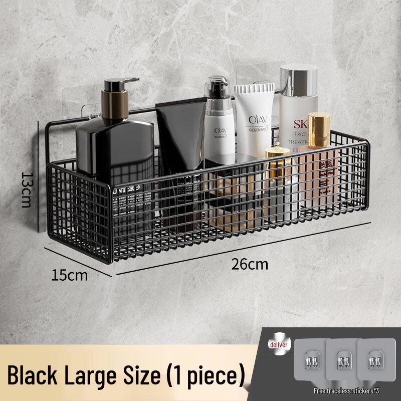 Iron Bathroom Storage Shelf