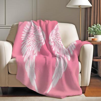 Mode V-Victorias Girl Decke Warm Und Weich Geeignet Für Schlafzimmer Wohnzimmer Sofa Bett Büro Reise Camping