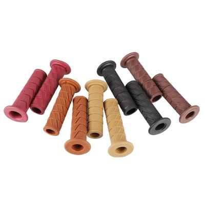 Motorcycle Grips 7/8" 22mm Grip Bicycle Handlebar Cover Rubber Handlebar Protective Anti-slip Bicycle Universal Accessories