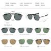 Fashion Aviation Sunglasses Men Luxury Brand Designer Square Sun Glasses for Male American Army Military Oculos