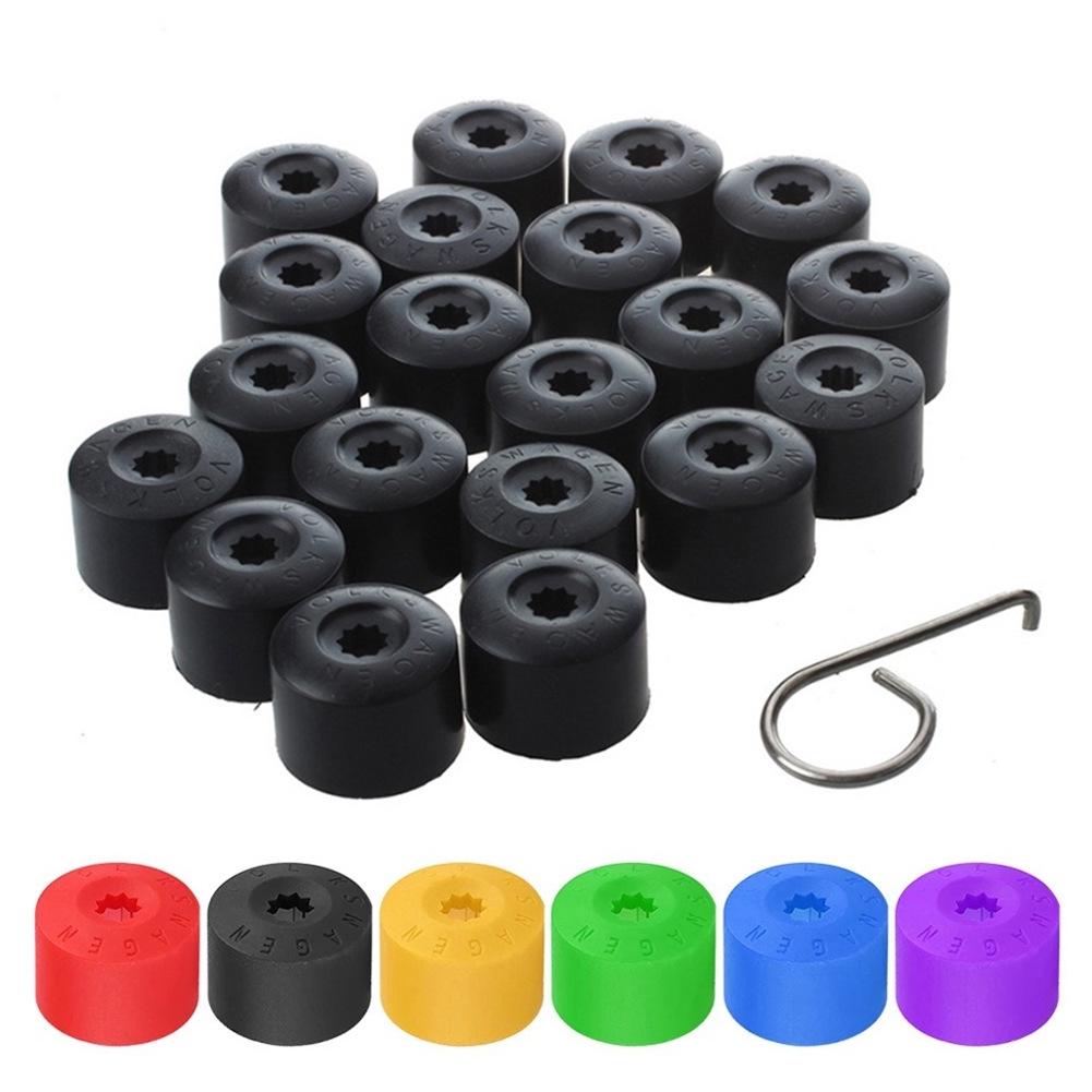 Five-Color Wheel Lug Nut Covers for Volkswagen Golf