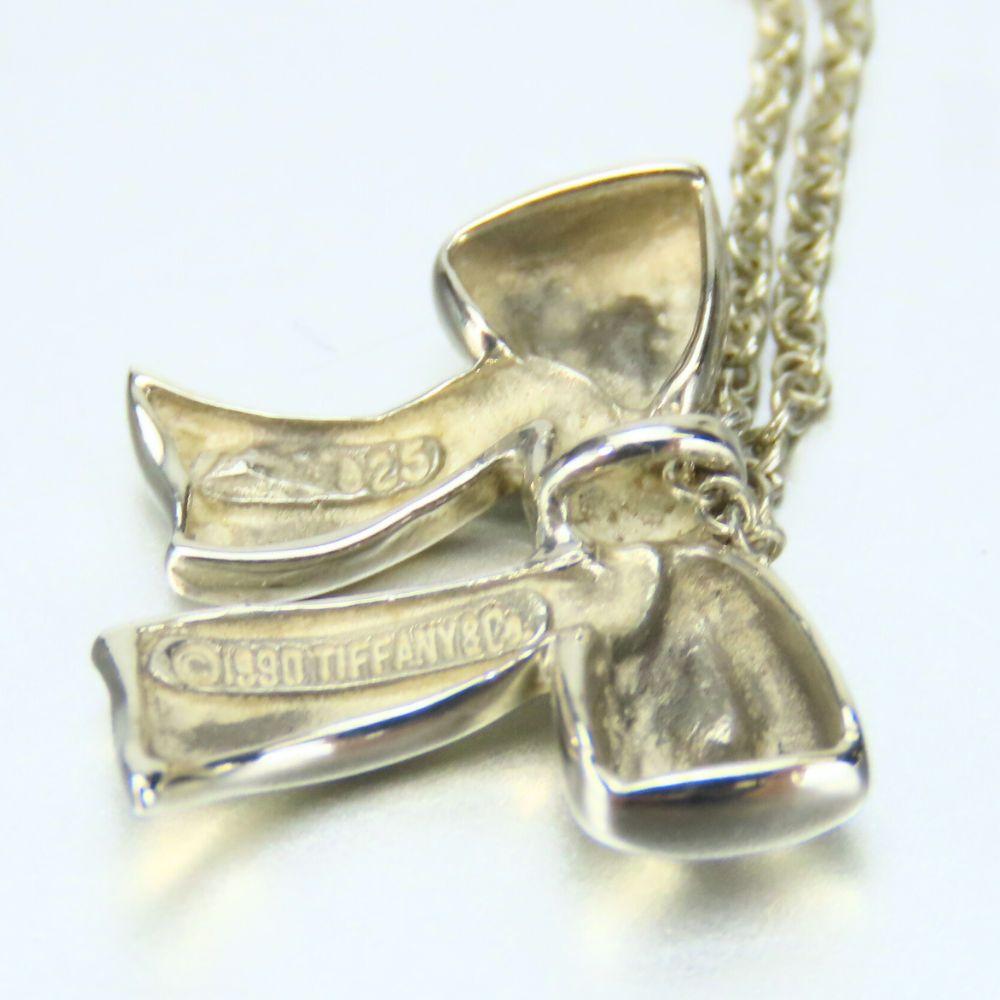 Used TIFFANY&Co. Necklace Silver925 2.4g Silver Ribbon