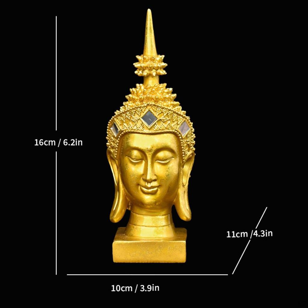 Buddha Statue ,Desktop Ornament , Compact ,Sturdy Home Decor Sculpture Decorative Figurine for