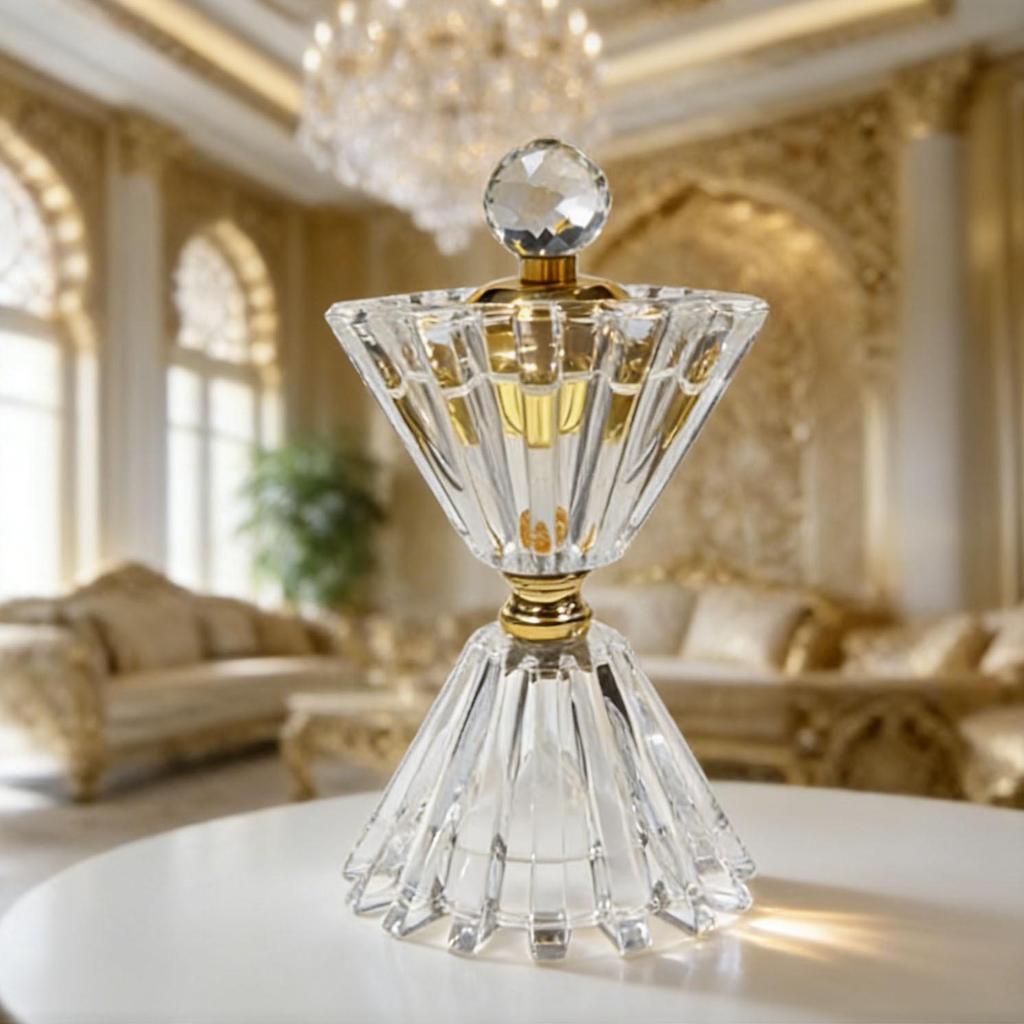 Middle East Saudi Crystal Incense Burner - Islamic Home & Mosque Decor