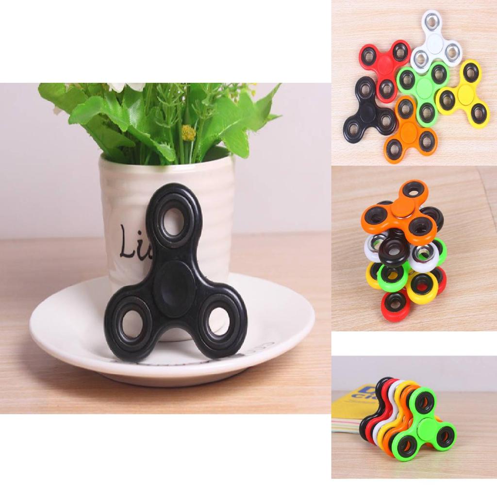 Colorful Metal Fidget Spinner Stress Relief Triangular Gyro Adult Edc Finger Spinner