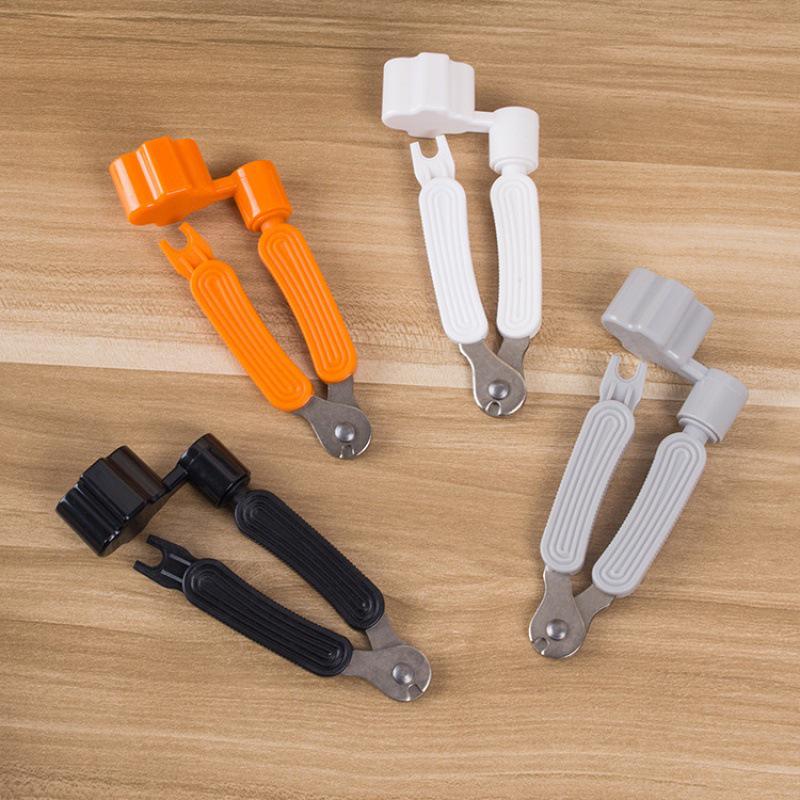 Multi-functional Guitar String Tool: Winder, Peg Remover, Pin Puller, & Cutter