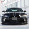 BMW M4 G82 Carbon Fiber 3D Front Lip Spoiler & Under Bumper Body Kit Diffuser