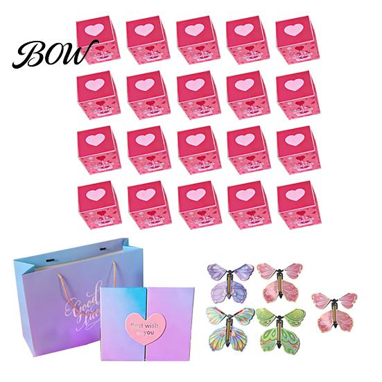 Photo Gift Box Explosion for Money Valentine s Day Pop-Up Cash Handmade Holder DIY Folding Bounce Birthday Anniversary