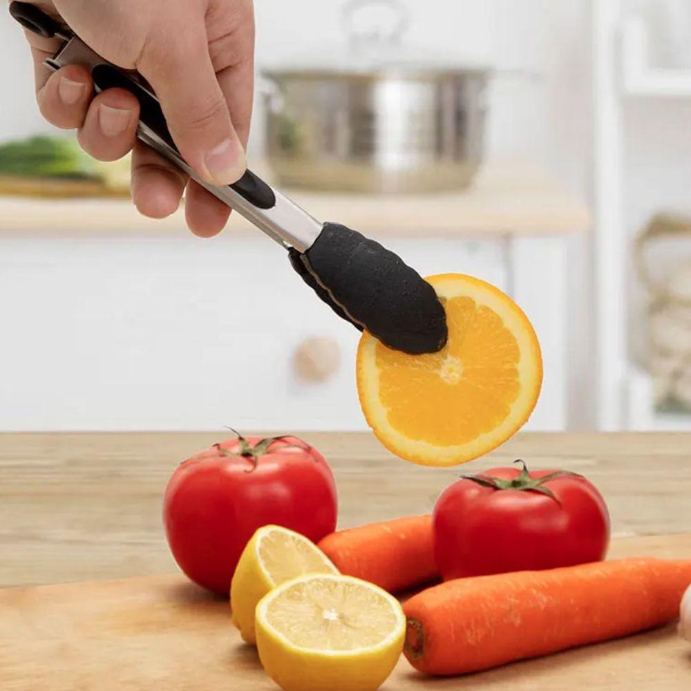 3 ks Silikonový hrot Klip na jídlo Žáruvzdorné kuchyňské kleště Odolné grilovací kleště Restaurace