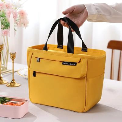 Izoliuotas „Bento Lunch Box“ terminis maišelis didelės talpos maisto laikymo krepšiai su užtrauktuku Konteineris moterims Aušintuvo kelioninės pikniko rankinės