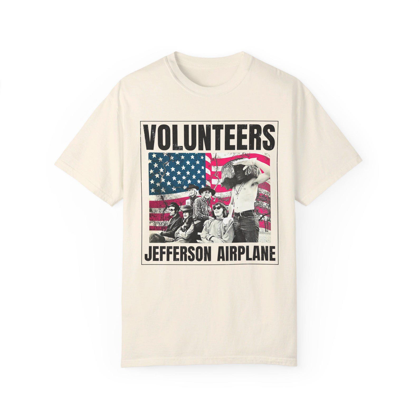 Jefferson Airplane Volunteers T shirt/Jefferson Airplane shirt/Volunteers album cover/music gift/1960s psychedelic/Anti War shirt/Rock n Roll S