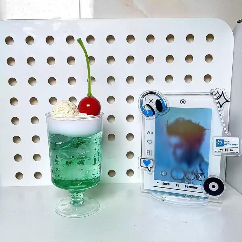 Showa Style Tea Ornaments Ancient Honeydew Melon Soda Jelly Cute Girl Dripping Glue Finished Product 2D Photo Props Green Gift