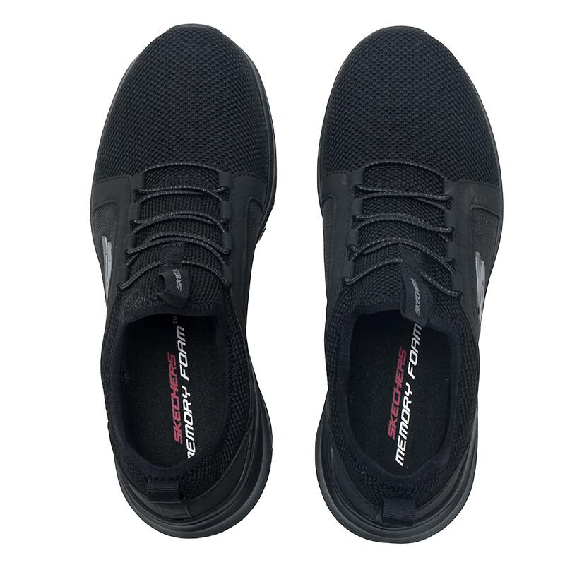 Skechers Scarpe da Corsa Basse Comode Versatili Ammortizzanti Resistenti Traspiranti in Memory Foam Uomo sneakers Nero 8790257-BBK