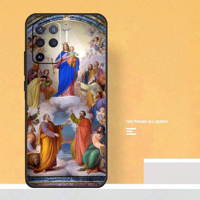 Virgin Mary of Hope Catholic Religious Art Case For Oppo A18 A38 A58 A78 A98 A5 Pro A54 A74 A94 A17 A57 A80 A60 A40 A16 A76 A96
