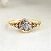 1 Piece Vintage Insect Bee Boho Metallic Gold Color Aged Ring Two Color Ring Size 6-10