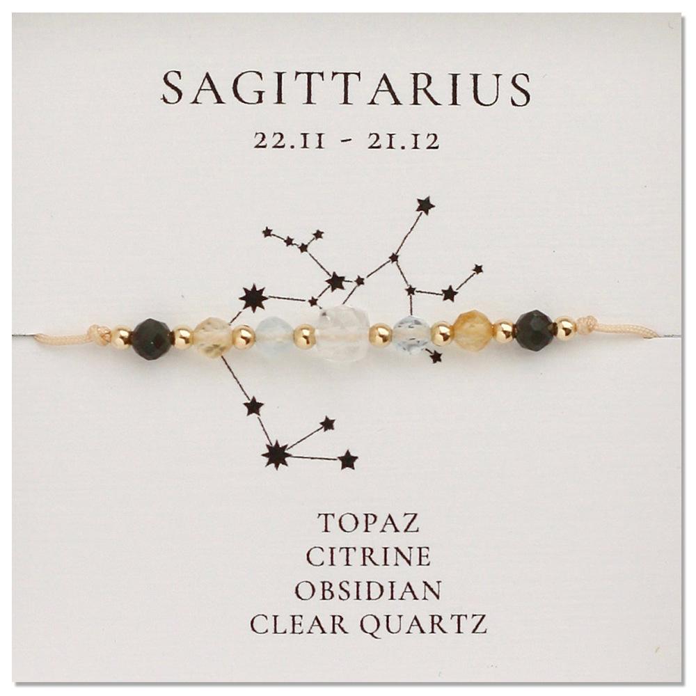 Twelve Constellations Semi-Precious Stone Bracelet: Elegant, Luxurious, and Versatile Jewelry