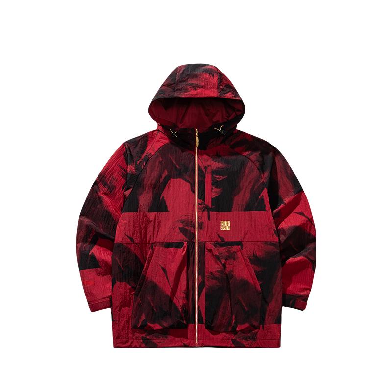 Anta X Xu Beihong Galloping Horse Painting Collaboration Basketball Series Simple All-Over Print Loose Hoodie Casual Zip Jacket 172611607-2