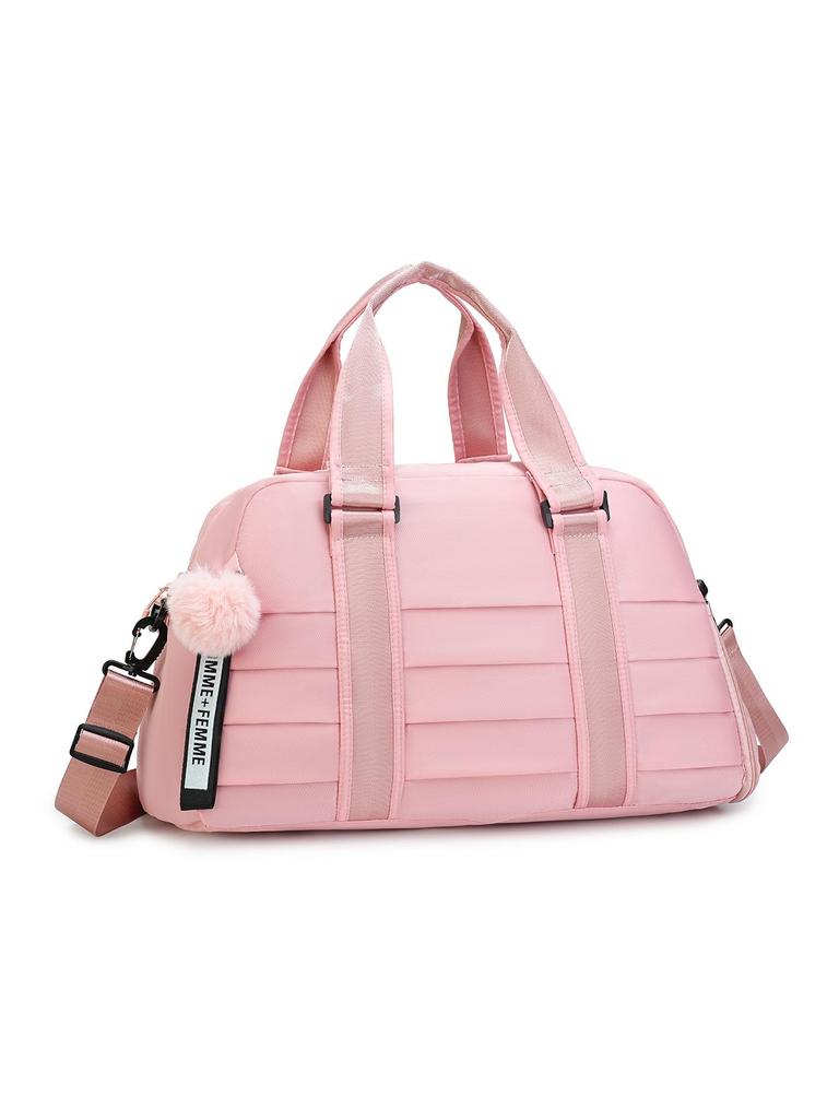 Damen Crossbody-Tasche mit großer Kapazität, einfarbig, für Reisen und Sportfitness