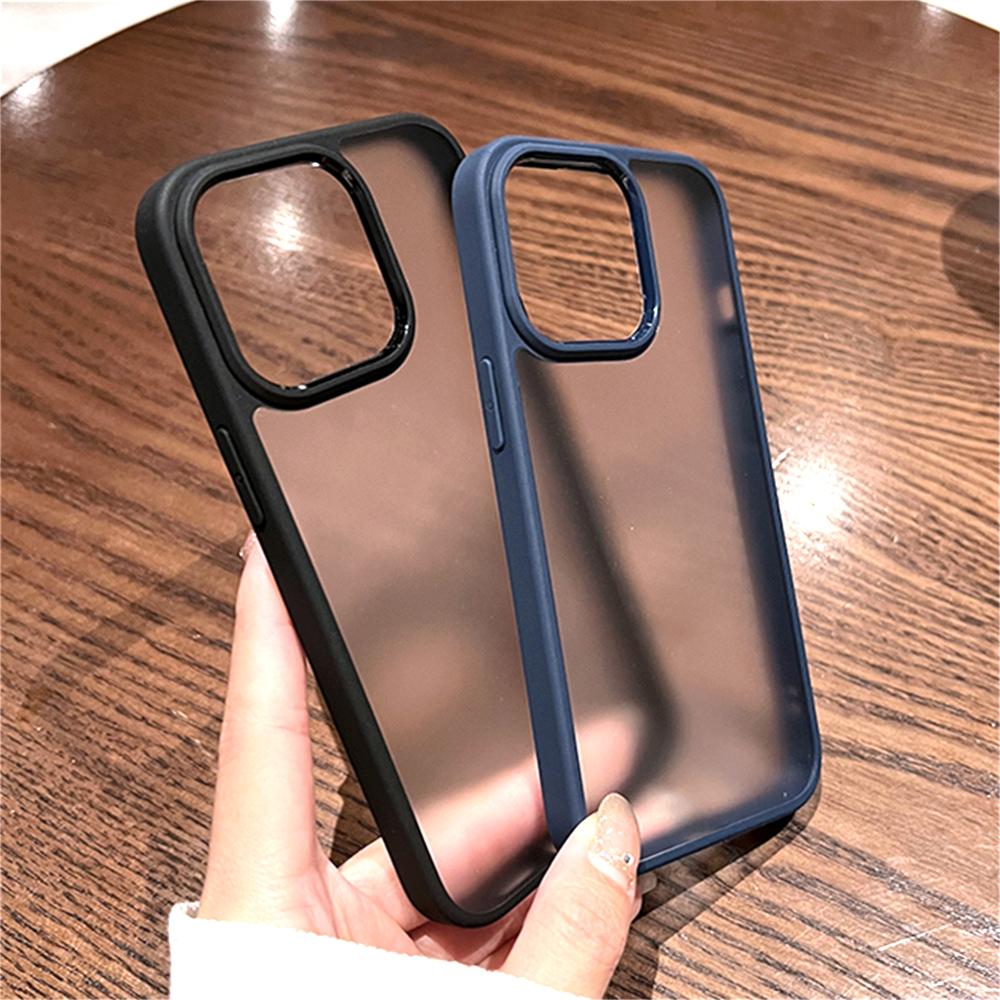 

Матовый прозрачный противоударный бронечехол для Iphone 14 13 12 Mini 11 Pro Max I Phone 14max 14pro X Xs Xr 7 8 Plus Se 3 Cover
