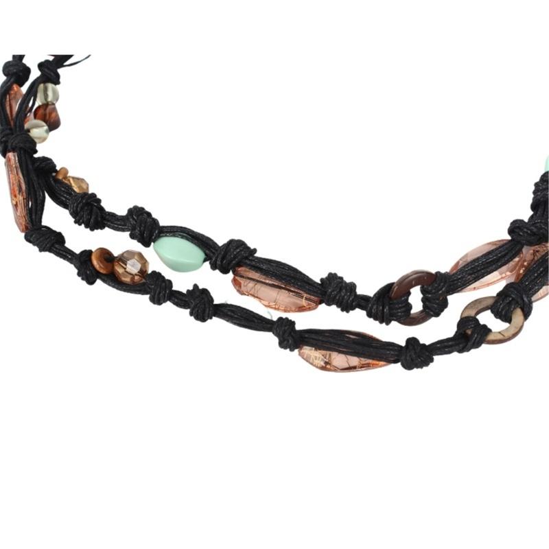 Hat Bands Beaded AdjustableUnisex Western Hat Jewelry FedoraCowboyHat Bands