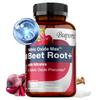 Natural Beetroot Complex Capsules, Containing Black Pepper Extract, Nitric Oxide Precursor, and a Daily Dietary Supplement.