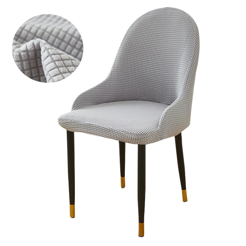 Huse pentru scaune curbate Huse pentru scaune elastice din lână polară Huse pentru scaune înalte Huse pentru scaune pentru bucătărie, birou, hotel, petrecere acasă