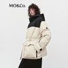 MO&Co. Women's 3-in-1 Four-Way Stretch Hooded Duck Down Jacket
