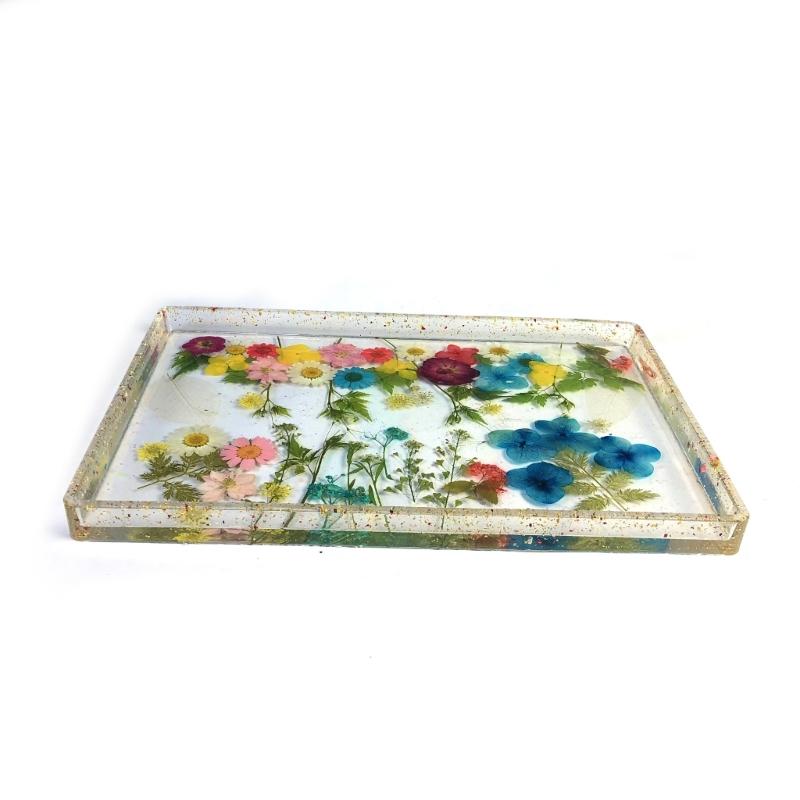 Formă versatilă din silicon pentru realizarea tăvilor de organizare de birou Matră pentru realizarea unei tăvi de depozitare dreptunghiulare multifuncționale