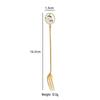 Japanese Style 304 Stainless Steel Long Handle Coffee Spoon & Fork Set