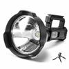 Super Bright LED Flashlight Waterproof USB Rechargeable Portable Torch With Mountable Bracket High Power Searchlight