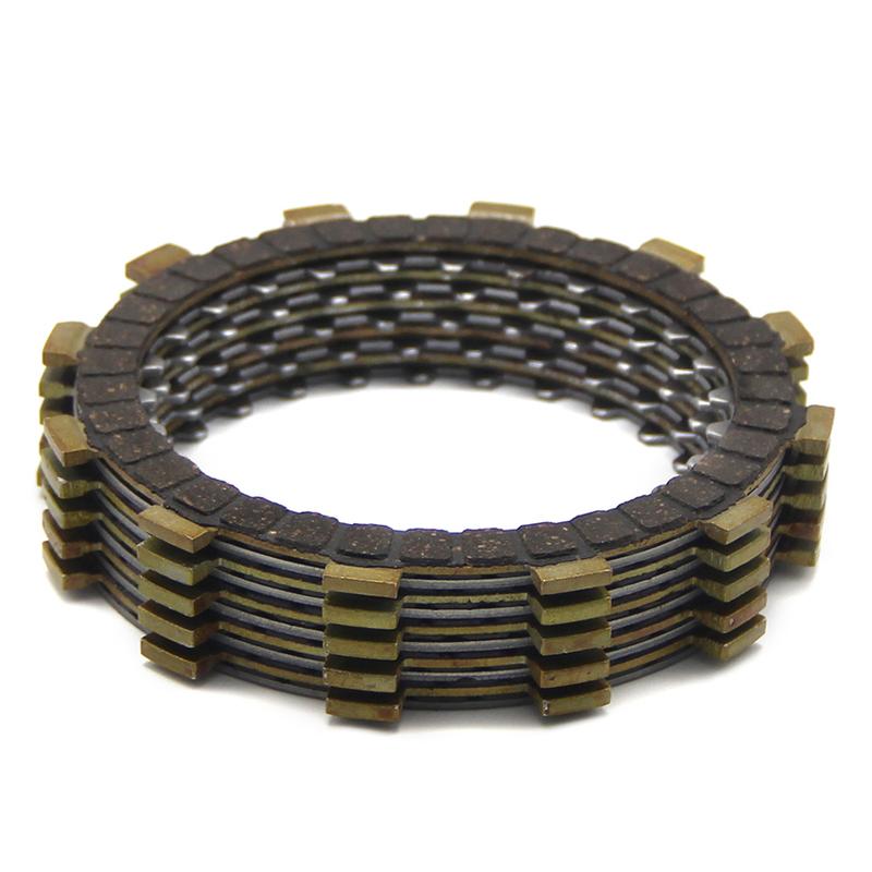 Clutch Friction Steel Plates Kit 21441‑12010 21451‑23000 For Suzuki AX100 A100 AX115 TS100 TC100 RV90 TS90 TM75 AC100 AS100