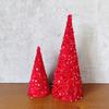 1PC Mini Glitter Tree Props Christmas Tree Ornaments Chirstmas Conical Party Sequins Home Decor