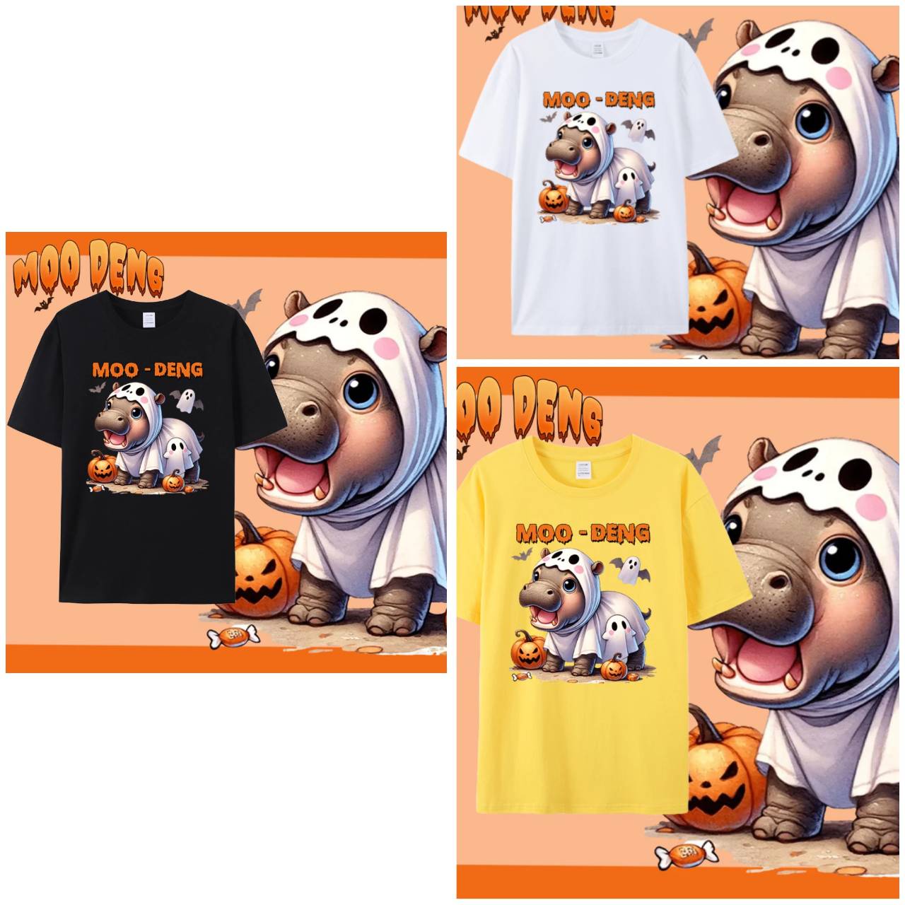 Moo Deng крошечный бегемотик звезда Таиланд милый карликовый бегемот унисекс для взрослых — фото 3