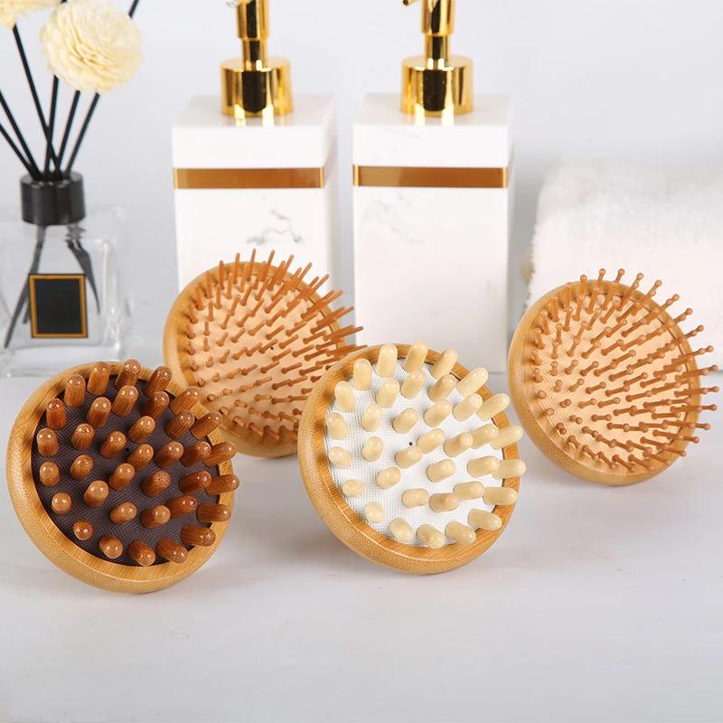 

1Pc Handheld Air Cushion Massage Comb Portable Scalp Massage Brush Anti-static Acupoint Meridian Brush Head Massager Relaxer