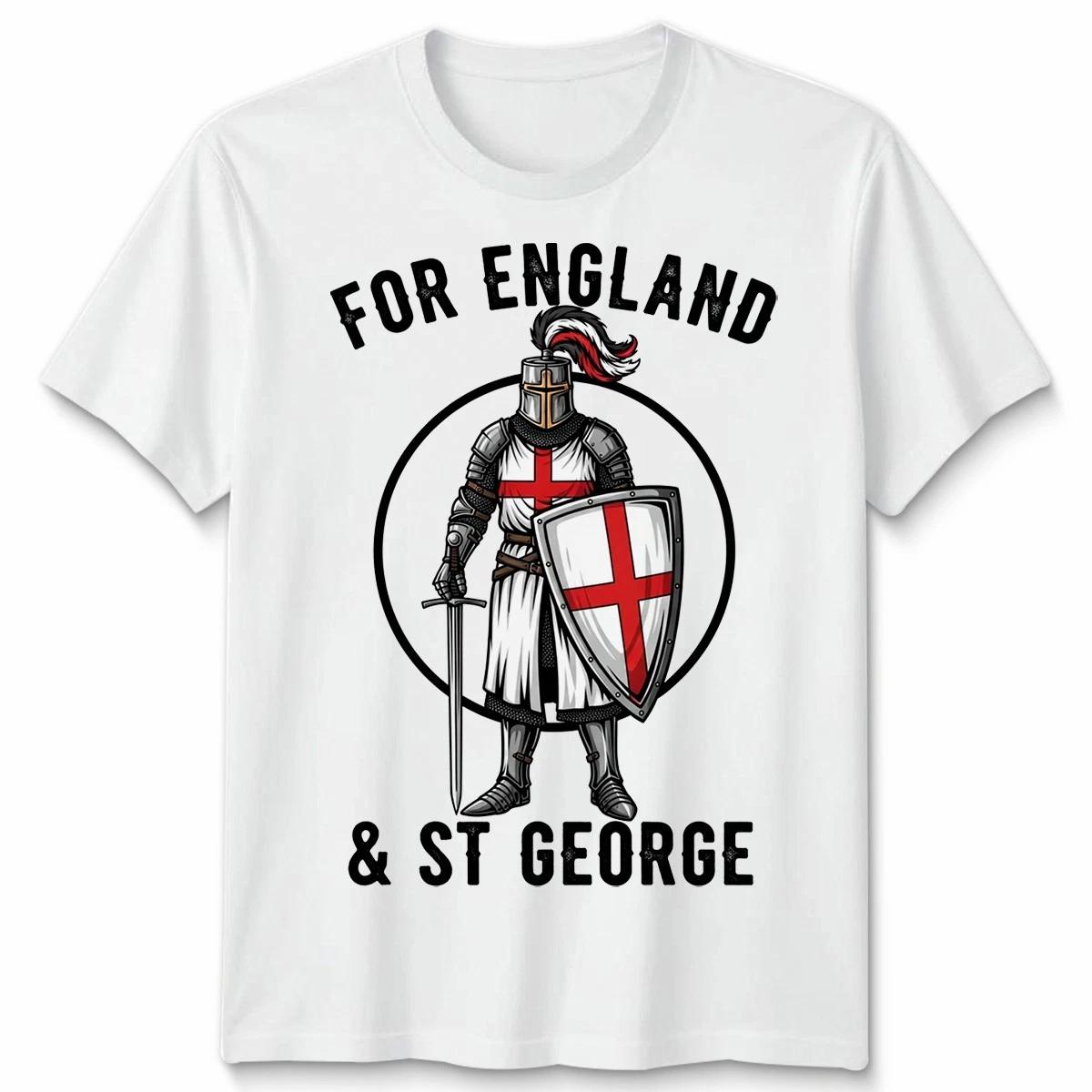 For England & St George Proud English Flag St Georges Day Unisex TShirt S